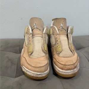 Nike Athletic Shoes in Tan and White